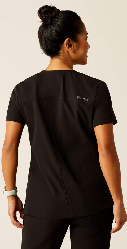 Clara 6 Pocket Scrub Top Back